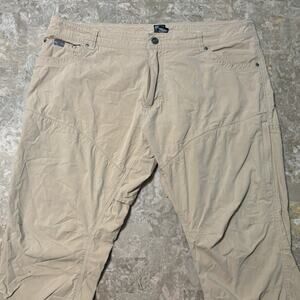 KUHL Pants Mens 40x30 (Fits 40x29) Tan Konfidant Air Vented Outdoor Hiking